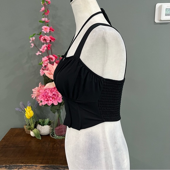 L.A HEARTS Cropped Tank Top with Neck Tie Up - Picture 5 of 11